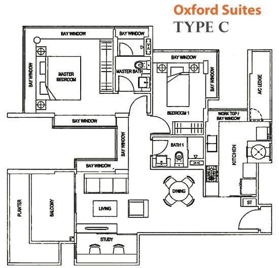 Oxford Suites (D8), Apartment #1883